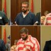 Six white men plead guilty to racially assaulting two black men inside their homes. (Photo: CNN)